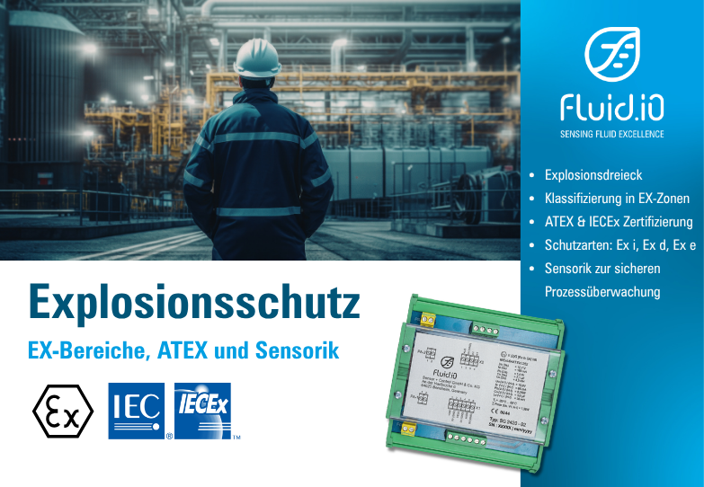 Explosion protection in the process industry: EX zones, ATEX and sensor technology explained simply