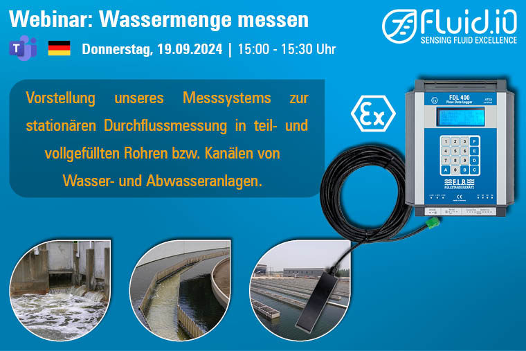 Meet Fluid.iO at Wassermenge messen