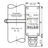 Bistable change-over contact