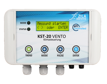 KST-20 Vento Automatic, controlled ventilation and dehumidification as well as cooling of rooms with aH-Controlled technology*.