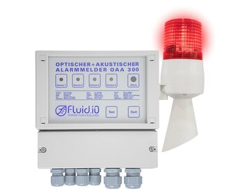 Die Alarmmelder OAA-300 sind eigenständige Meldeeinrichtungen zur Alarmanzeige mit optischer- und akustischer Alarmmeldung.