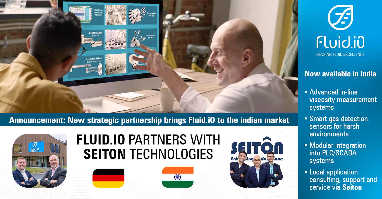 New Strategic Partnership | Fluid.iO x Seiton Technologies