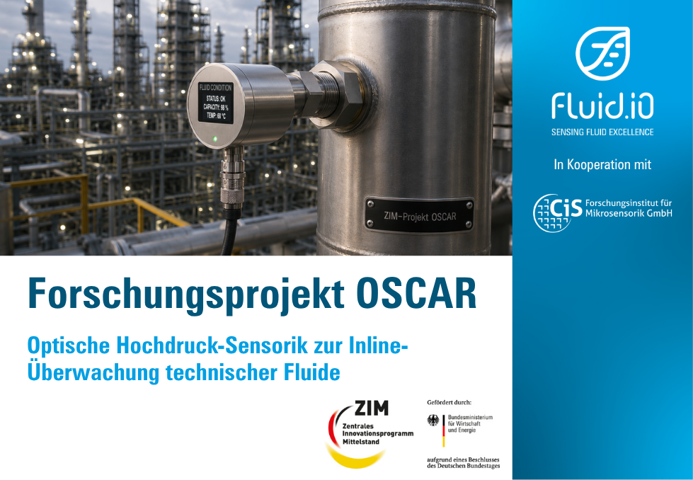 OSCAR Research Project: In-line monitoring of technical fluids under high pressure